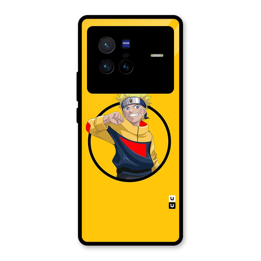 Naruto Sports Art Glass Back Case for Vivo X80