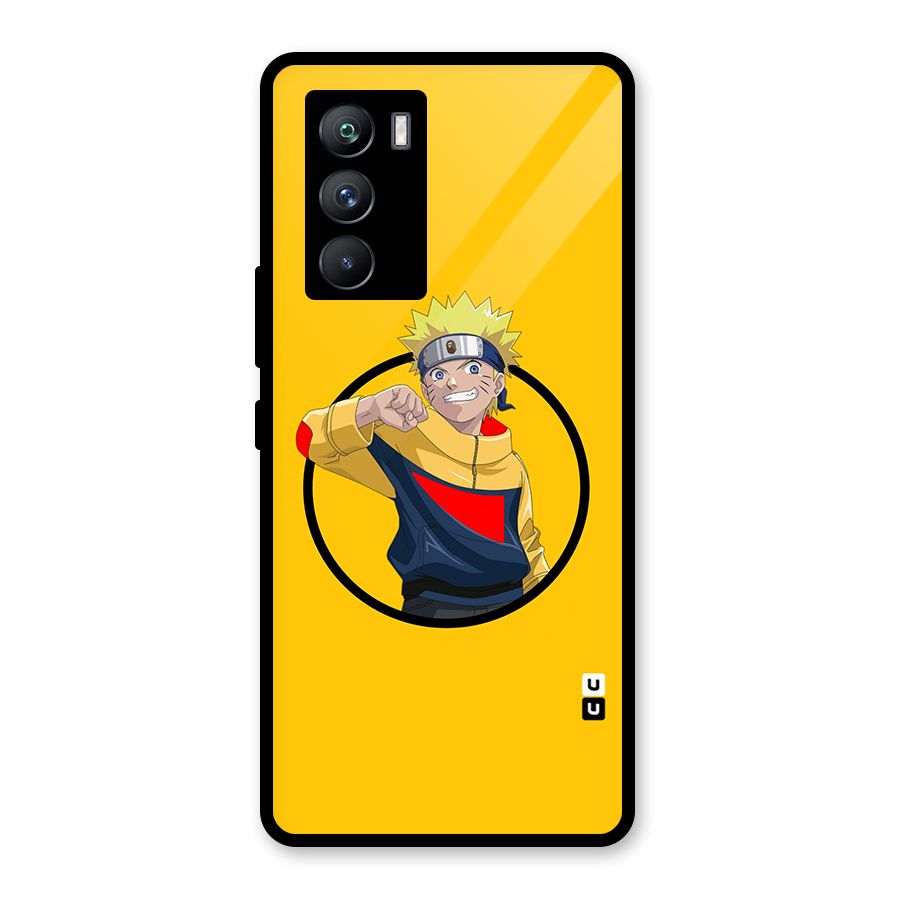Naruto Sports Art Glass Back Case for Vivo iQOO 9 SE