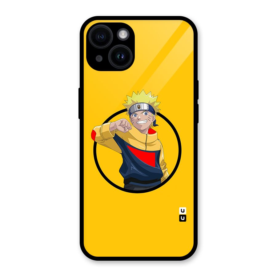 Naruto Sports Art Glass Back Case for iPhone 14
