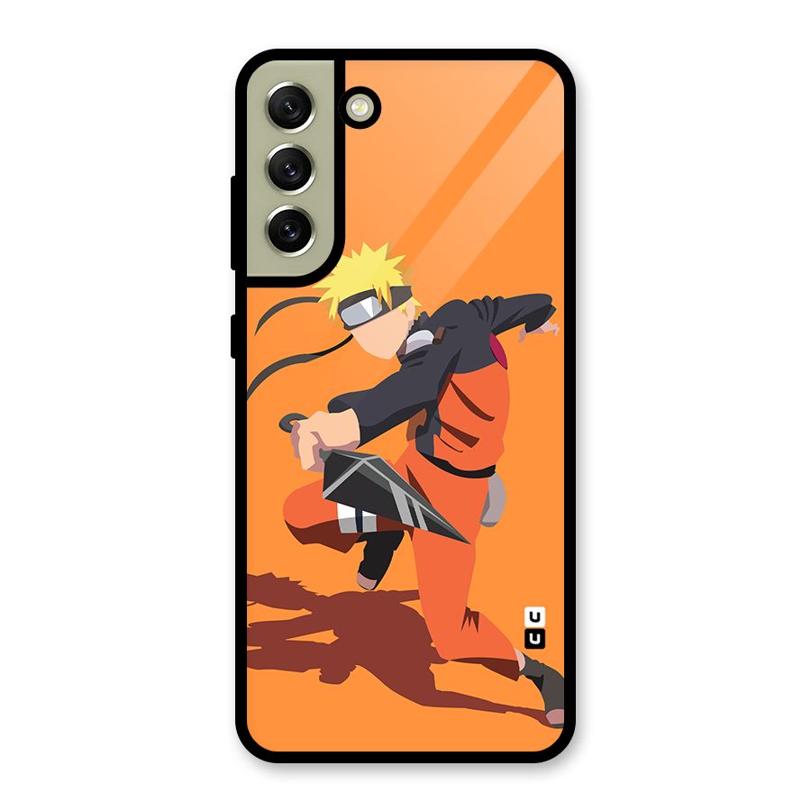 Naruto Ultimate Ninja Storm Glass Back Case for Galaxy S21 FE 5G