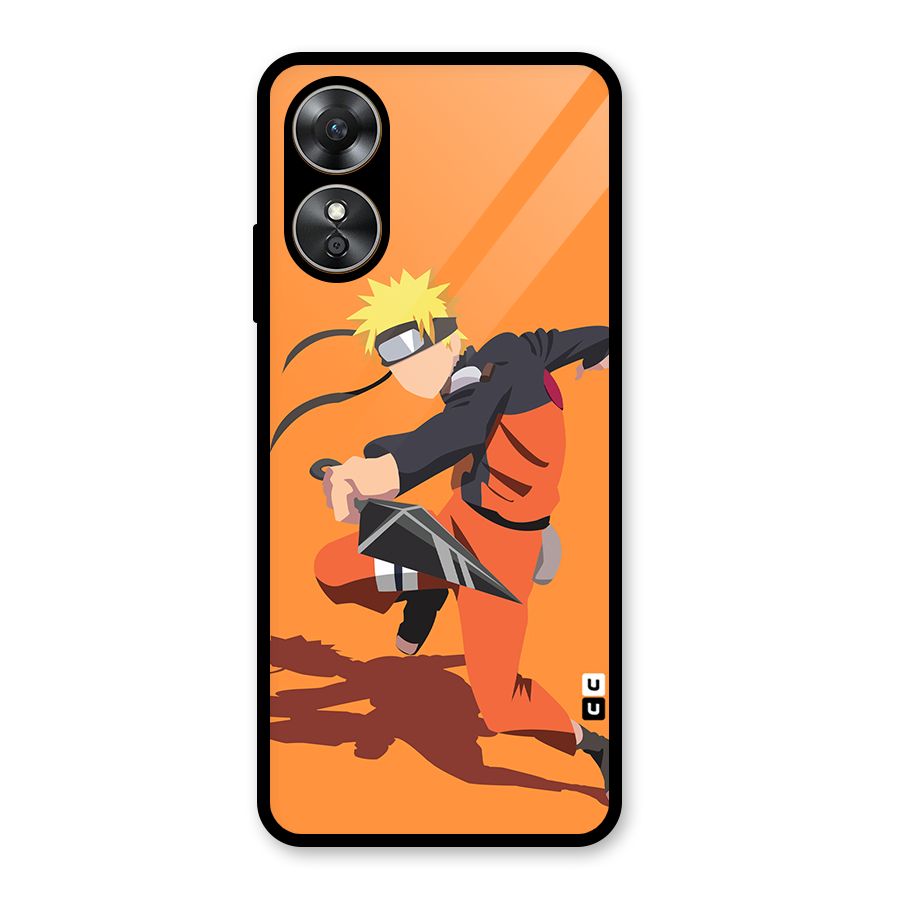 Naruto Ultimate Ninja Storm Glass Back Case for Oppo A17
