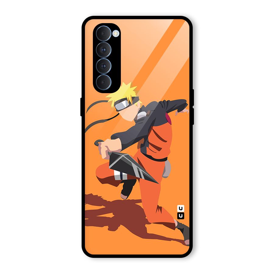 Naruto Ultimate Ninja Storm Glass Back Case for Oppo Reno4 Pro