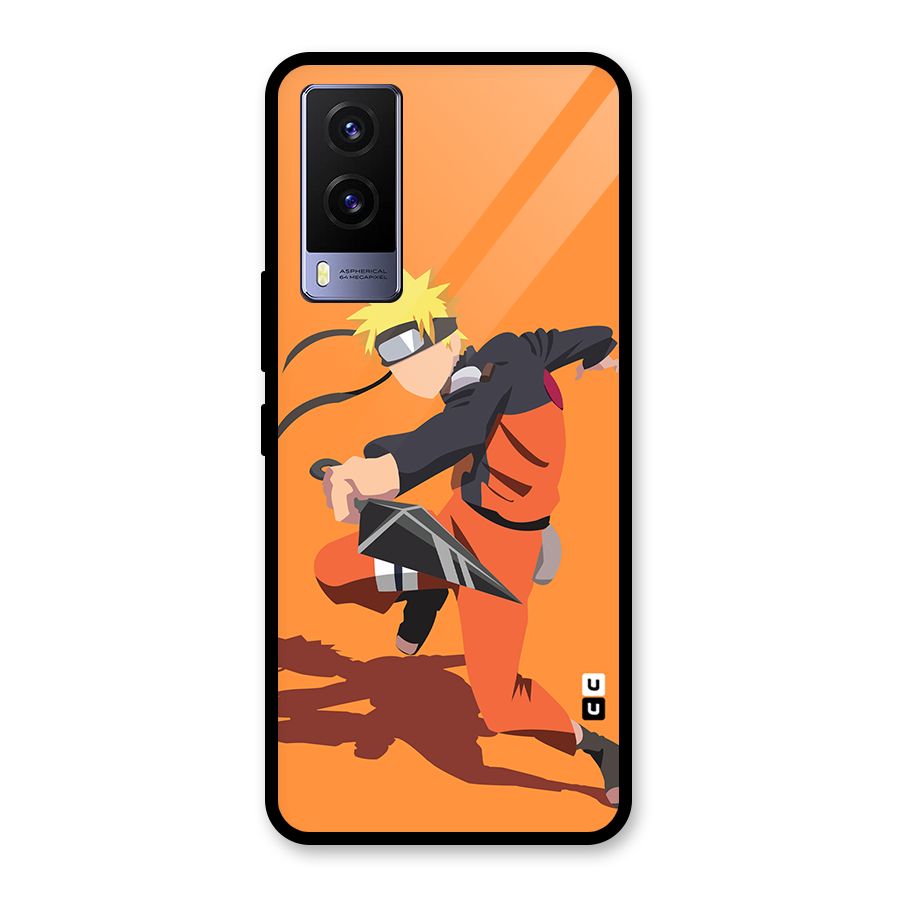 Naruto Ultimate Ninja Storm Glass Back Case for Vivo V21e 5G
