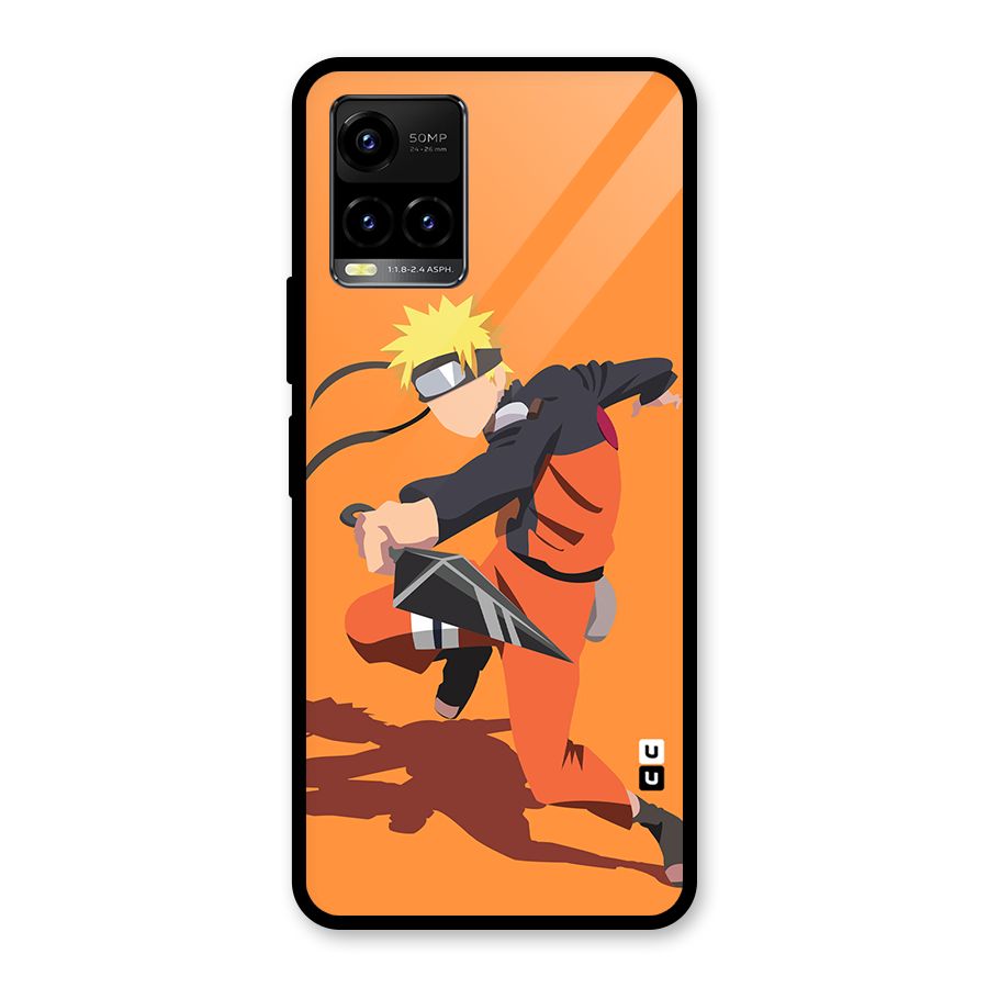 Naruto Ultimate Ninja Storm Glass Back Case for Vivo Y21A