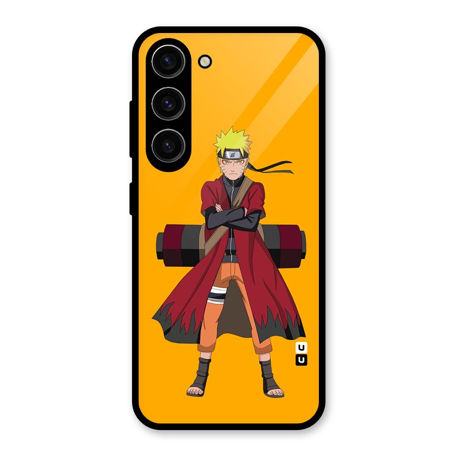 Naruto Uzumaki Art Glass Back Case for Galaxy S23