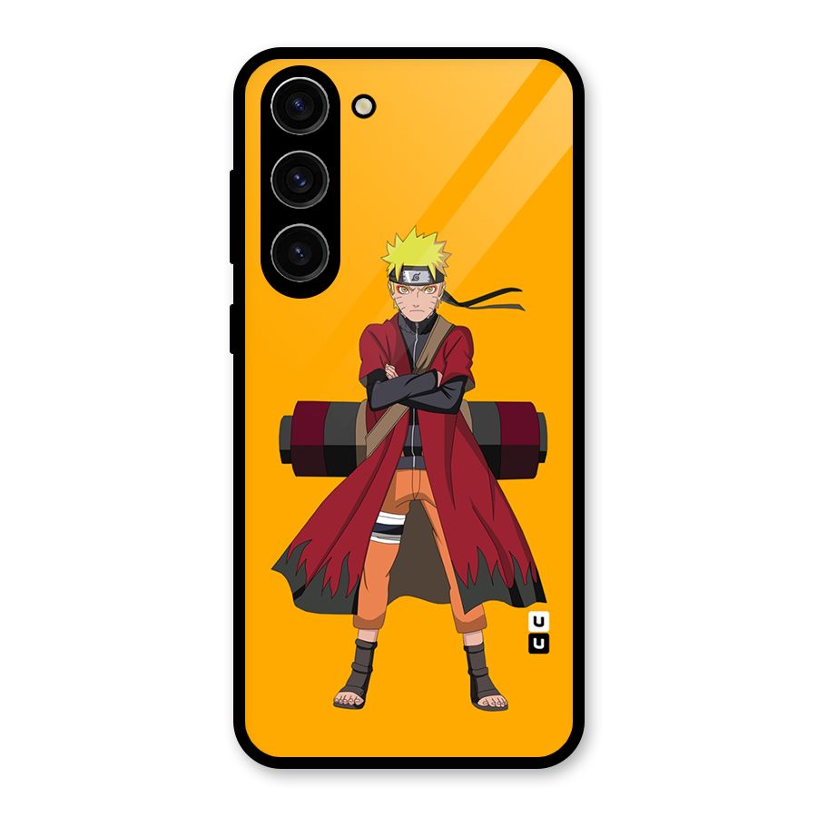 Naruto Uzumaki Art Glass Back Case for Galaxy S23 Plus
