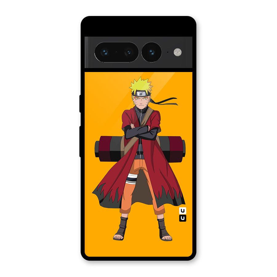 Naruto Uzumaki Art Glass Back Case for Google Pixel 7 Pro