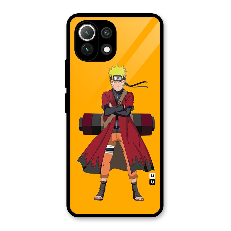 Naruto Uzumaki Art Glass Back Case for Mi 11 Lite NE 5G