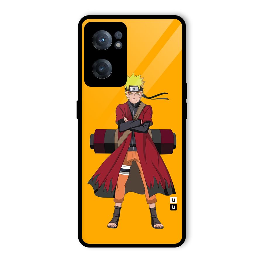 Naruto Uzumaki Art Glass Back Case for OnePlus Nord CE 2 5G