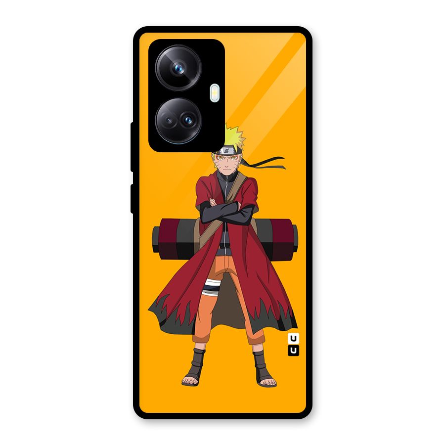 Naruto Uzumaki Art Glass Back Case for Realme 10 Pro Plus
