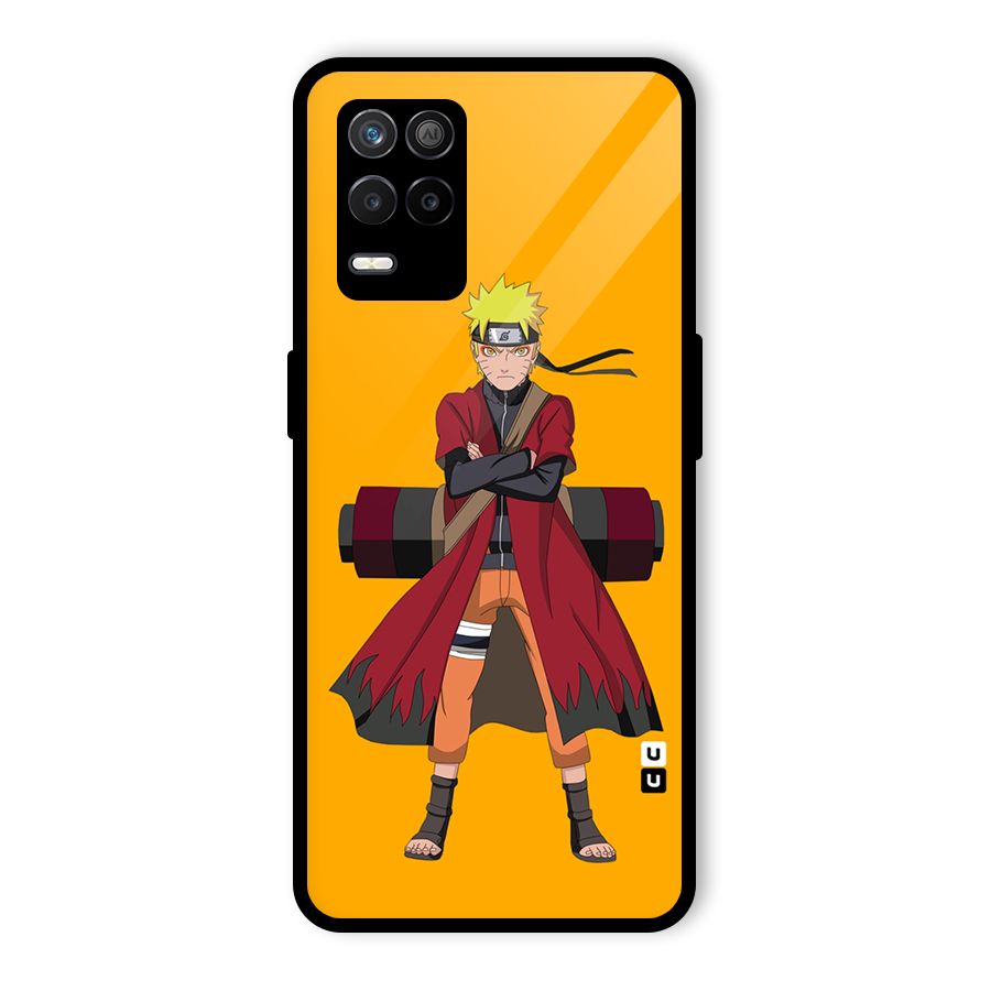 Naruto Uzumaki Art Glass Back Case for Realme 8 5G