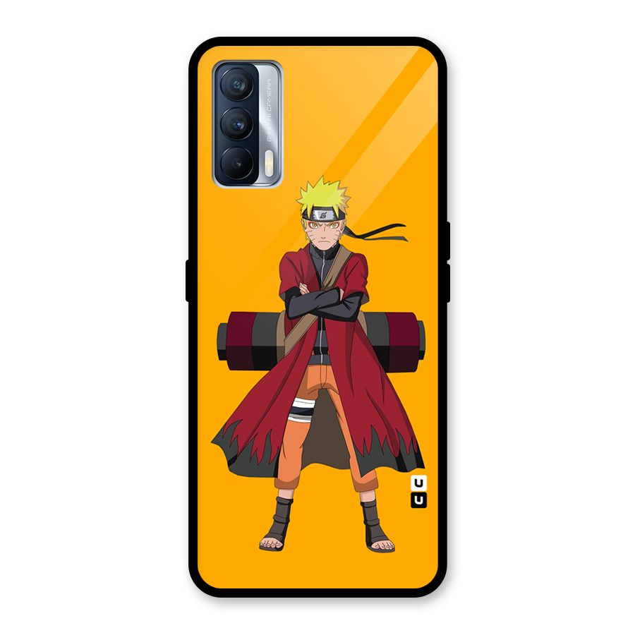 Naruto Uzumaki Art Glass Back Case for Realme X7