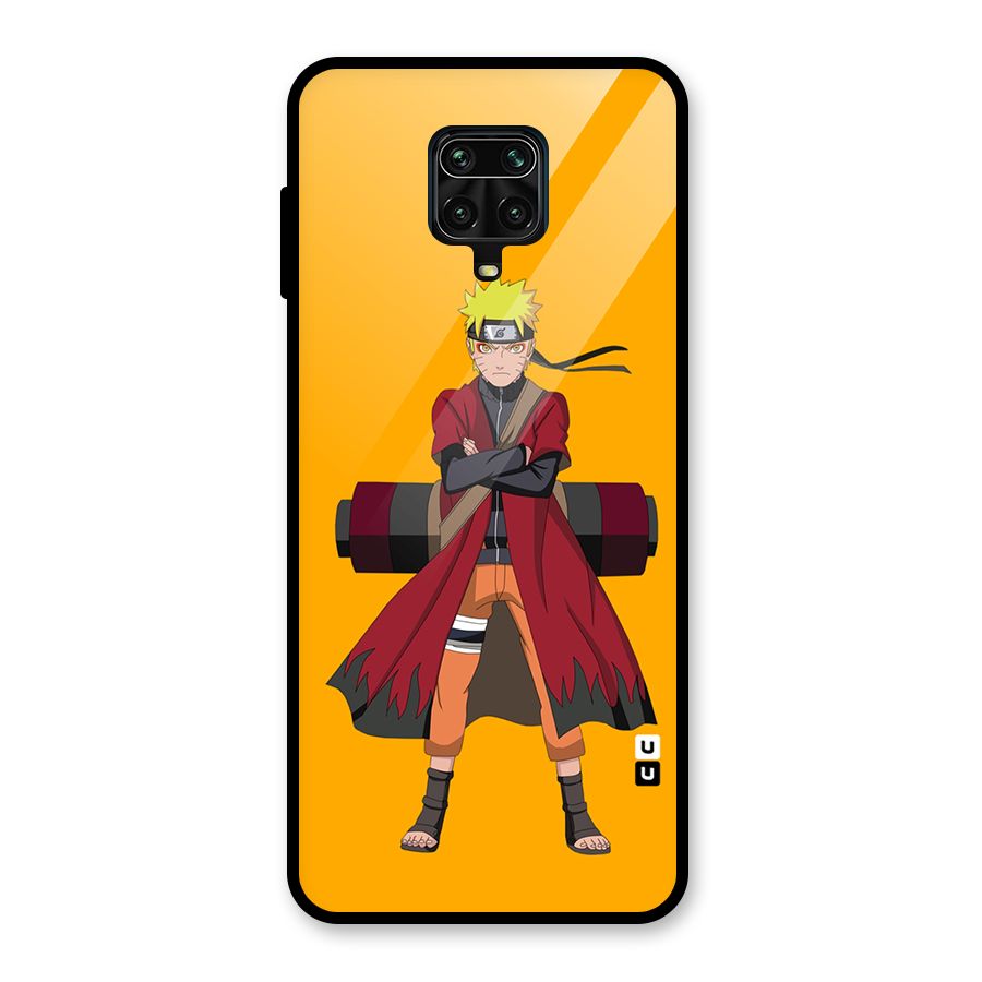 Naruto Uzumaki Art Glass Back Case for Redmi Note 10 Lite