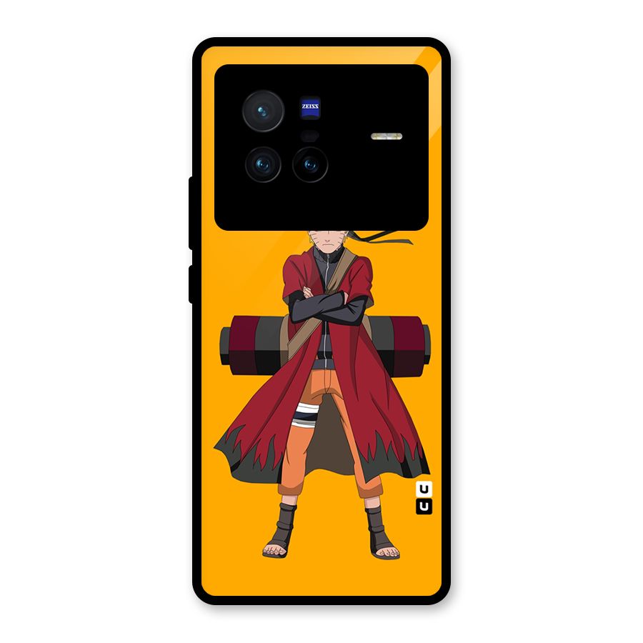 Naruto Uzumaki Art Glass Back Case for Vivo X80