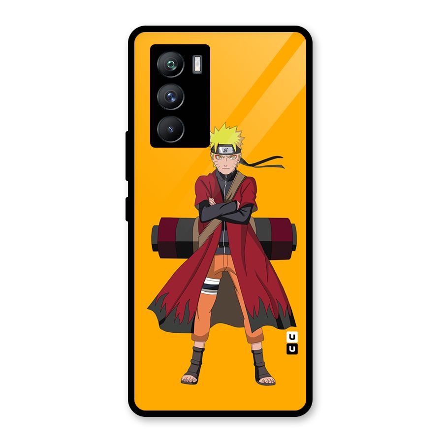 Naruto Uzumaki Art Glass Back Case for Vivo iQOO 9 SE
