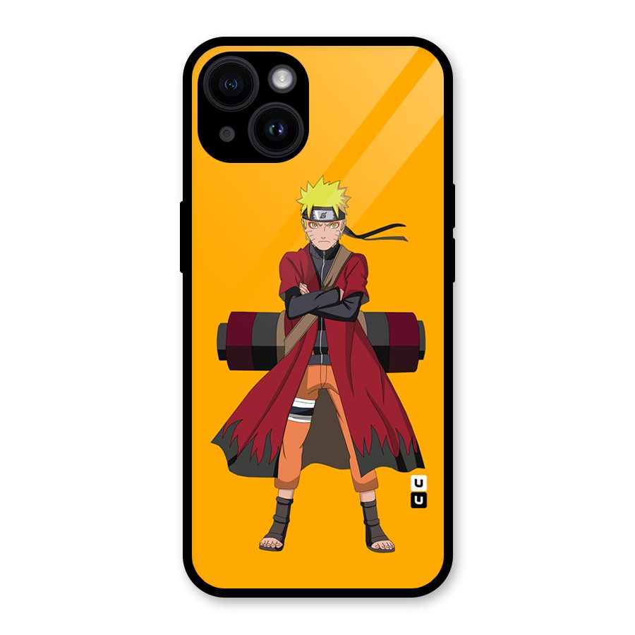 Naruto Uzumaki Art Glass Back Case for iPhone 14