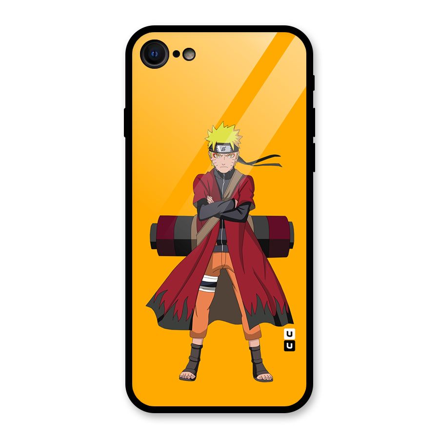 Naruto Uzumaki Art Glass Back Case for iPhone SE 2022