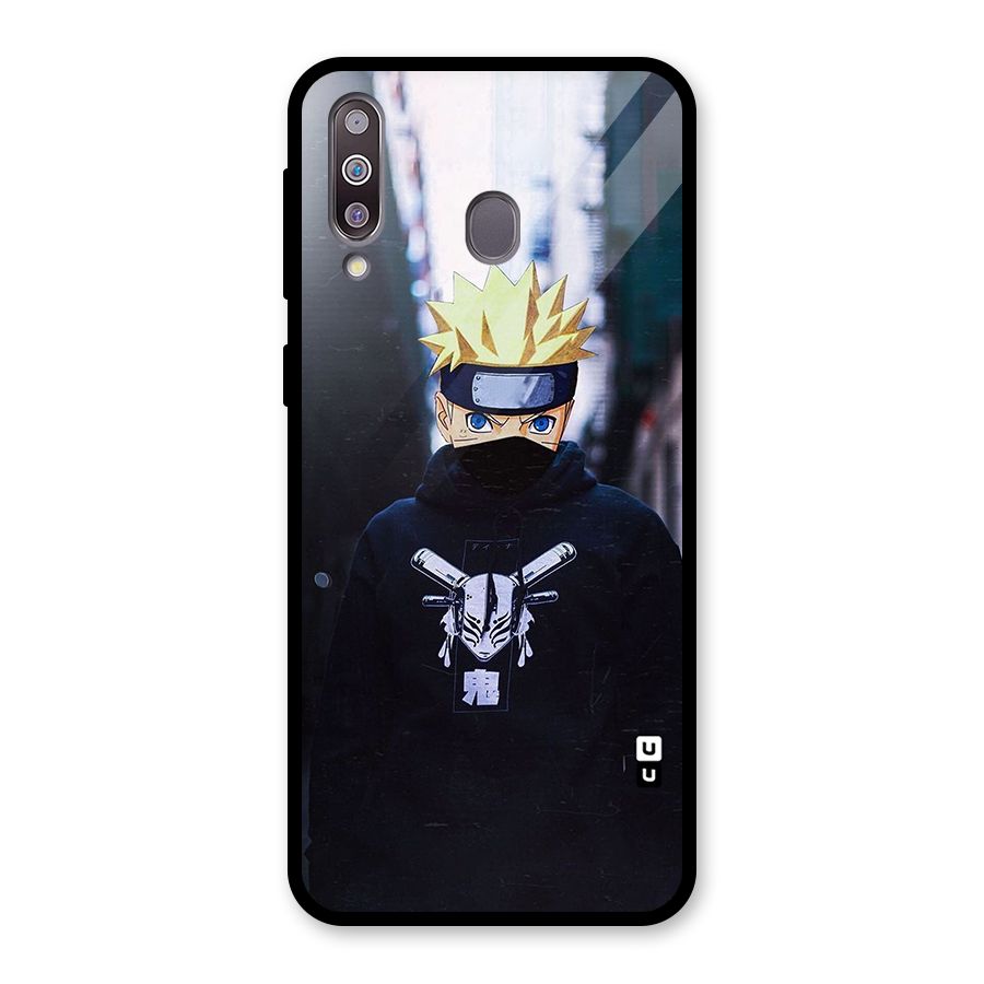 Naruto Uzumaki Cool Anime Glass Back Case for Galaxy M30