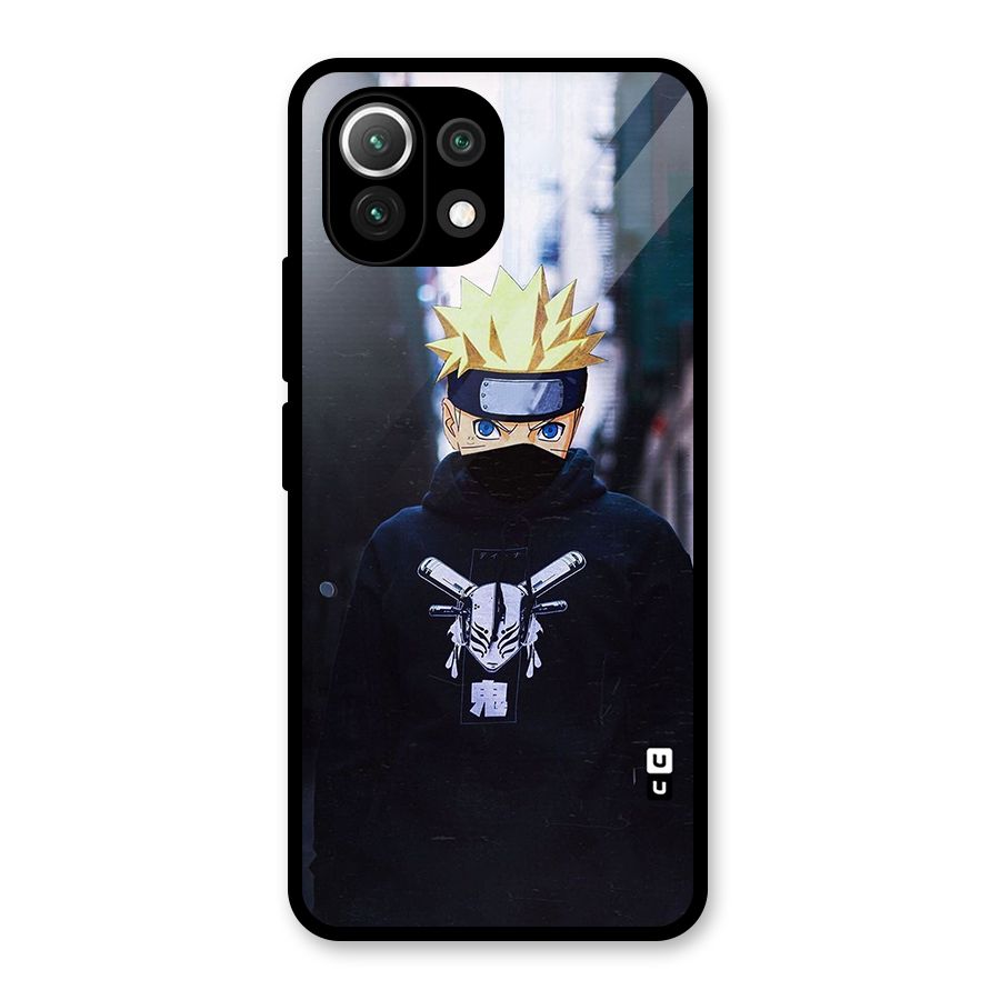 Naruto Uzumaki Cool Anime Glass Back Case for Mi 11 Lite