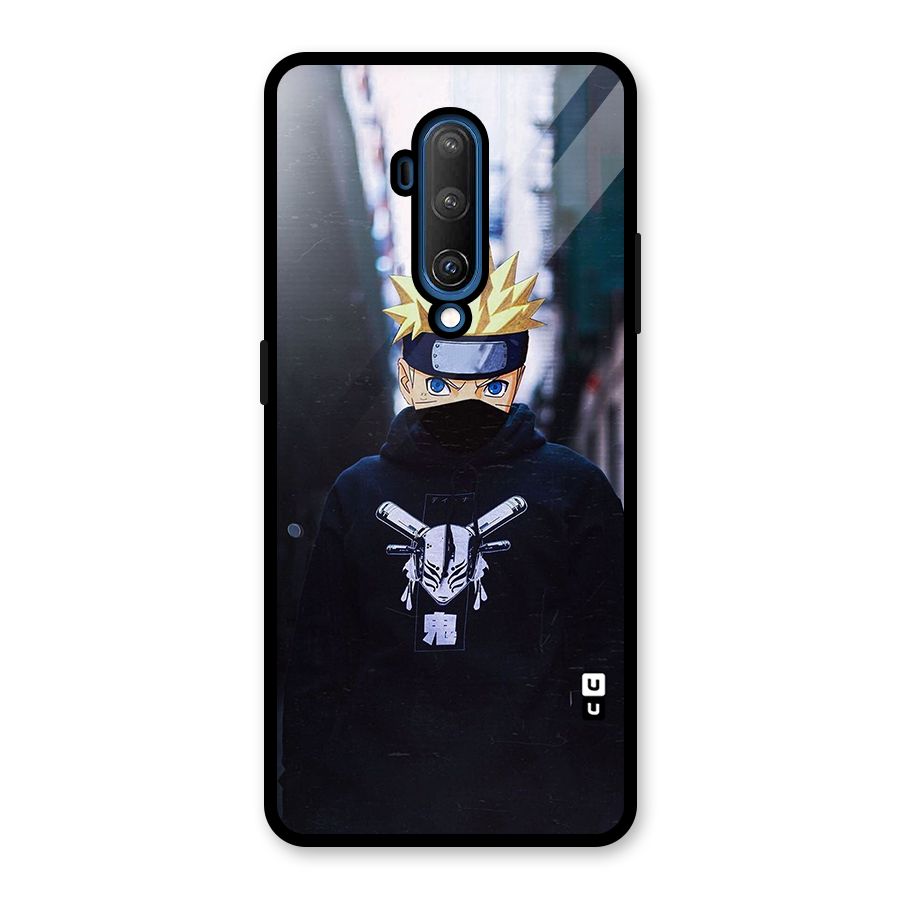 Naruto Uzumaki Cool Anime Glass Back Case for OnePlus 7T Pro