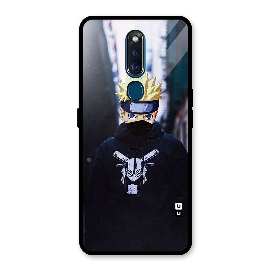 Naruto Uzumaki Cool Anime Glass Back Case for Oppo F11 Pro