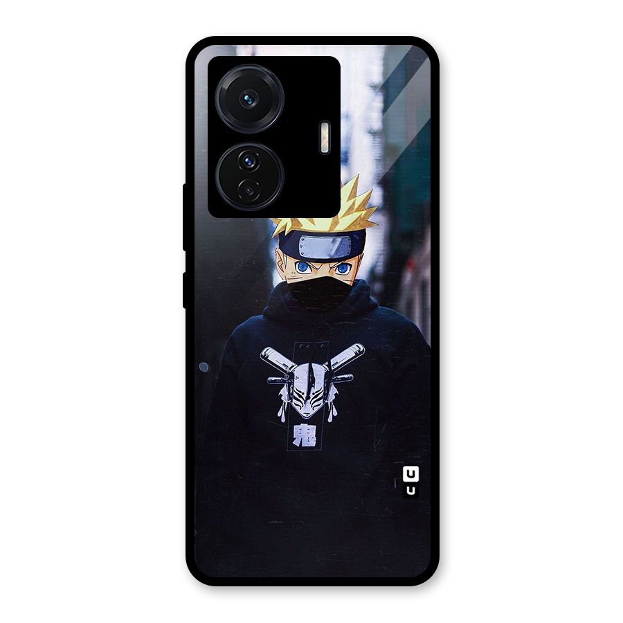 Naruto Uzumaki Cool Anime Glass Back Case for Vivo T1 Pro