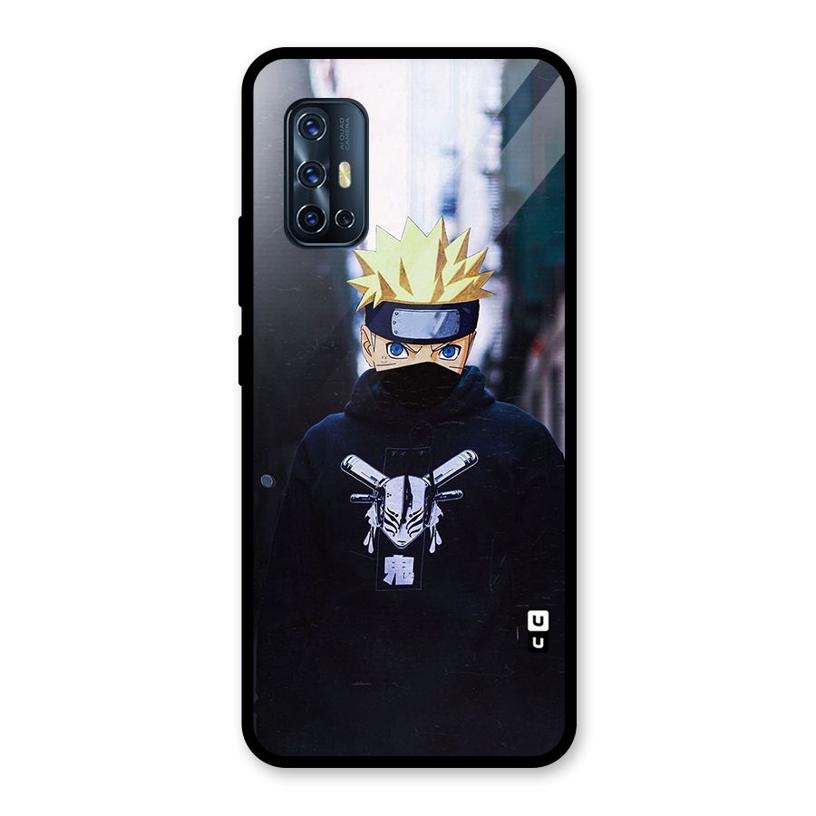 Naruto Uzumaki Cool Anime Glass Back Case for Vivo V17