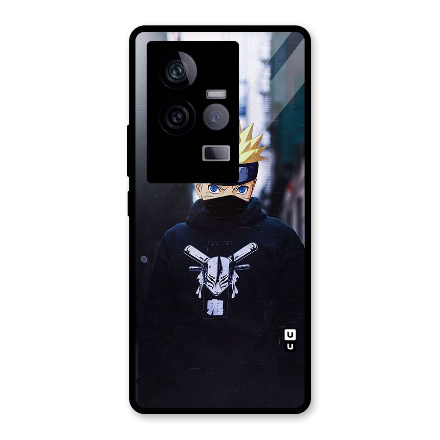 Naruto Uzumaki Cool Anime Glass Back Case for Vivo iQOO 11 5G