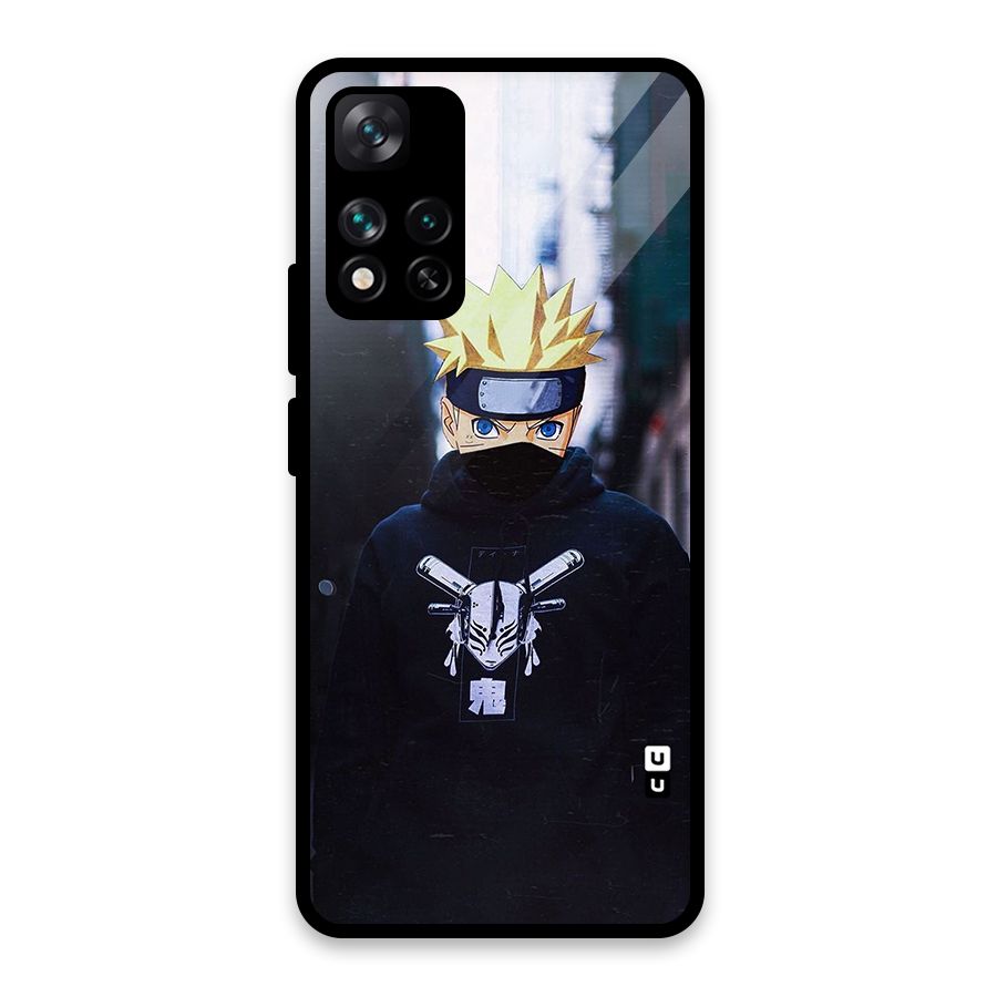 Naruto Uzumaki Cool Anime Glass Back Case for Xiaomi 11i 5G