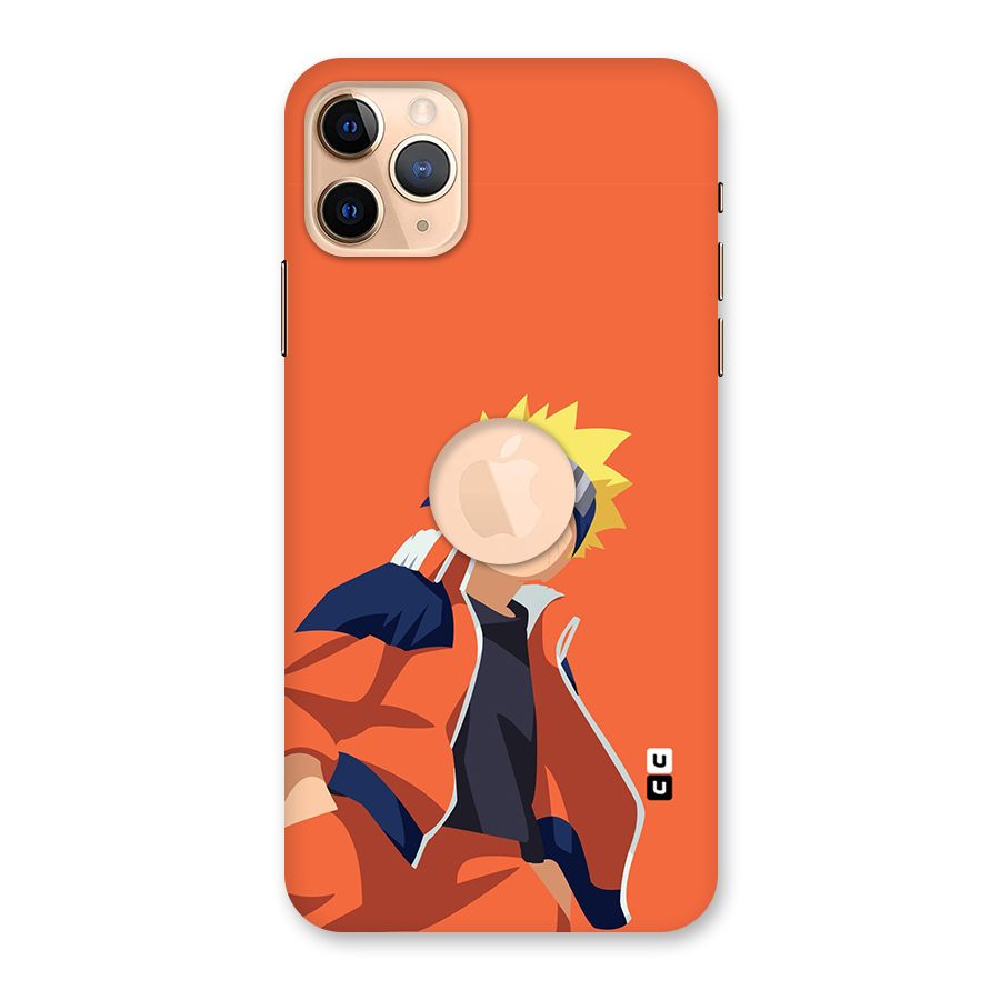 Naruto Uzumaki Minimalist Back Case for iPhone 11 Pro Max Logo Cut