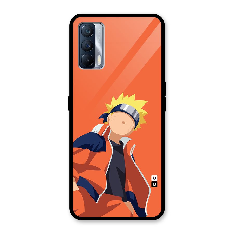 Naruto Uzumaki Minimalist Glass Back Case for Realme X7