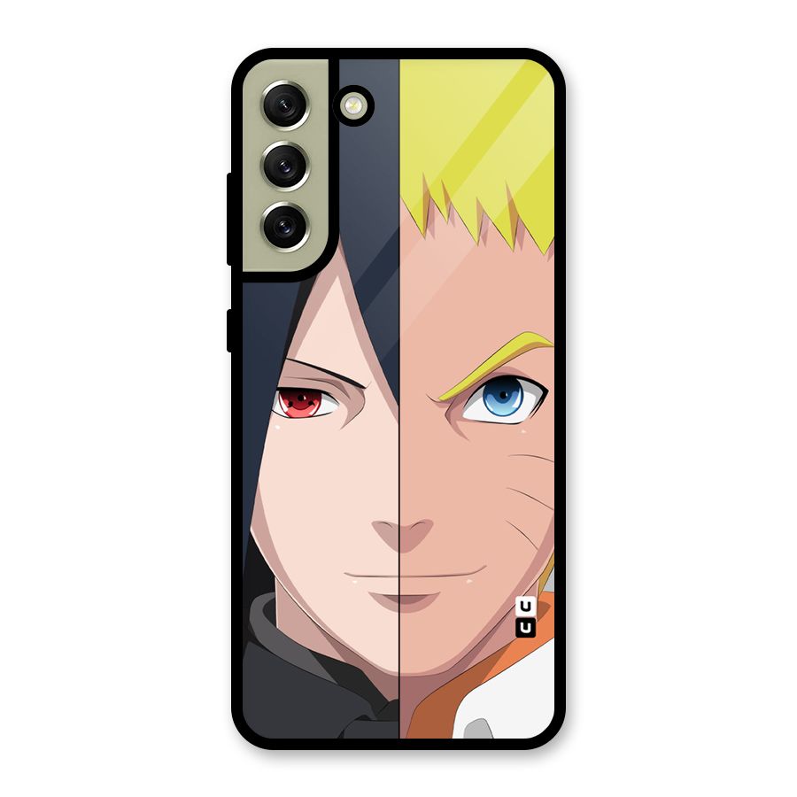 Naruto and Sasuke Glass Back Case for Galaxy S21 FE 5G