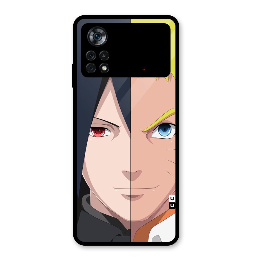 Naruto and Sasuke Glass Back Case for Poco X4 Pro 5G