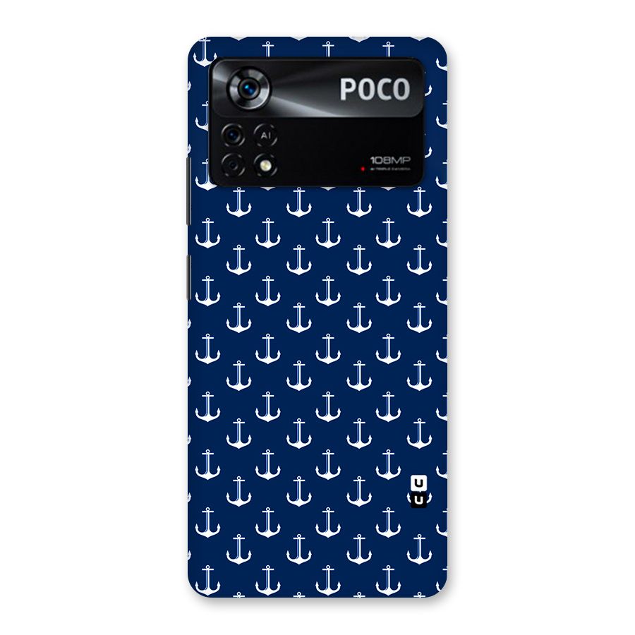 Nautical Pattern Back Case for Poco X4 Pro 5G
