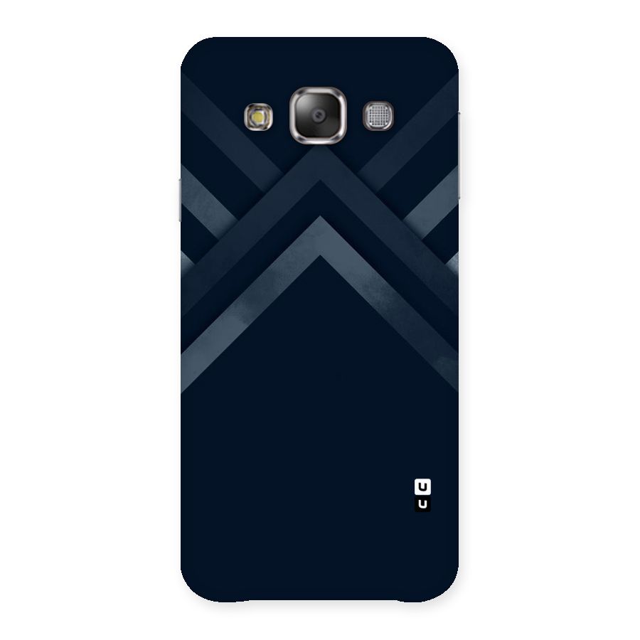 Navy Blue Arrow Back Case for Galaxy E7
