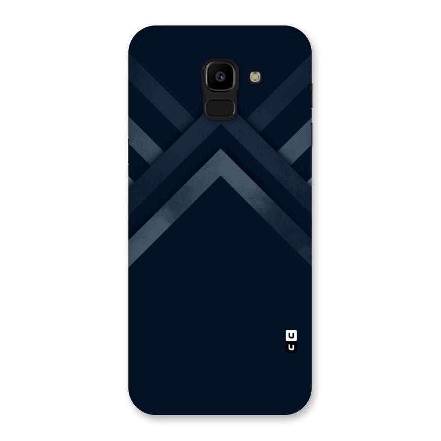 Navy Blue Arrow Back Case for Galaxy J6