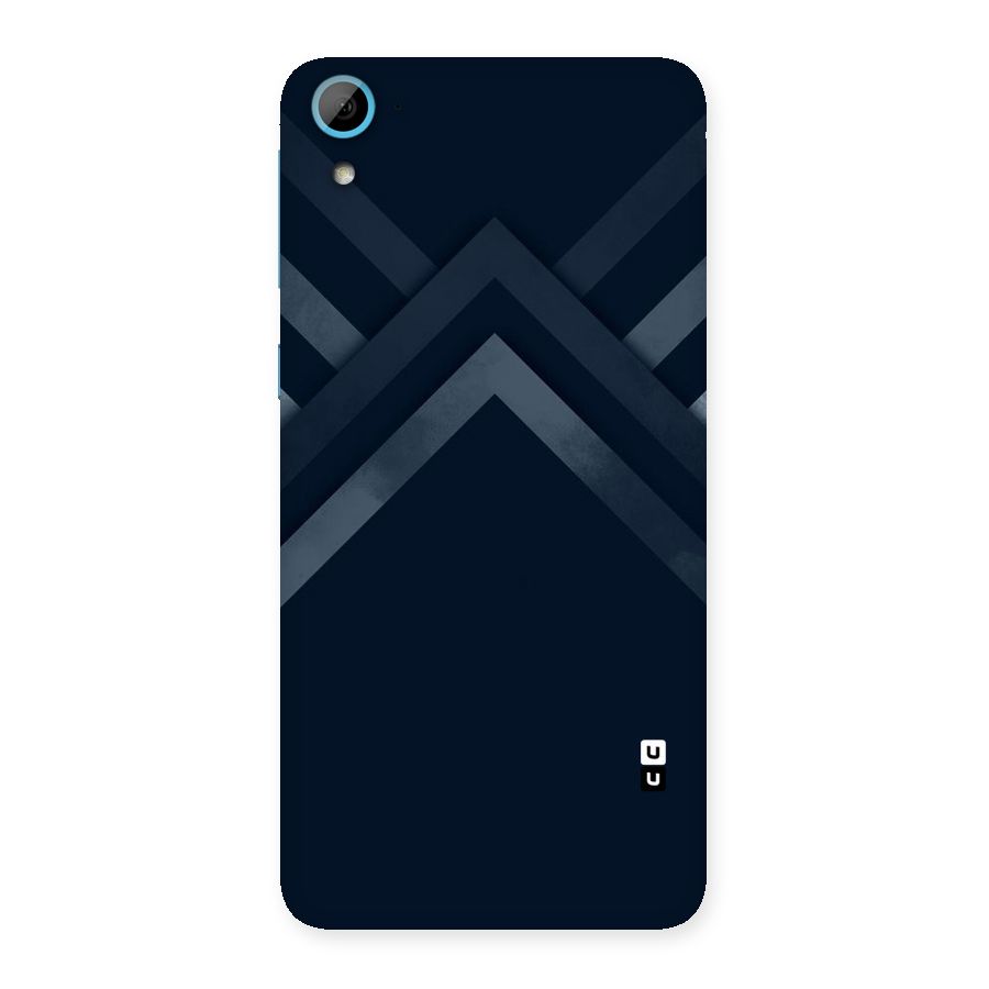 Navy Blue Arrow Back Case for HTC Desire 826