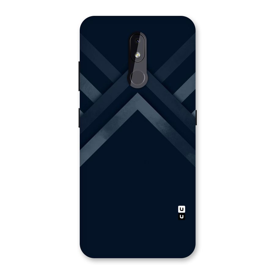Navy Blue Arrow Back Case for Nokia 3.2