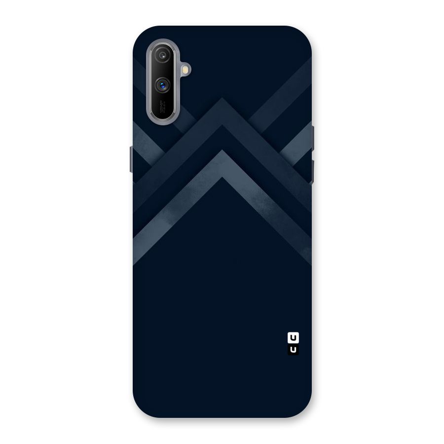 Navy Blue Arrow Back Case for Realme C3