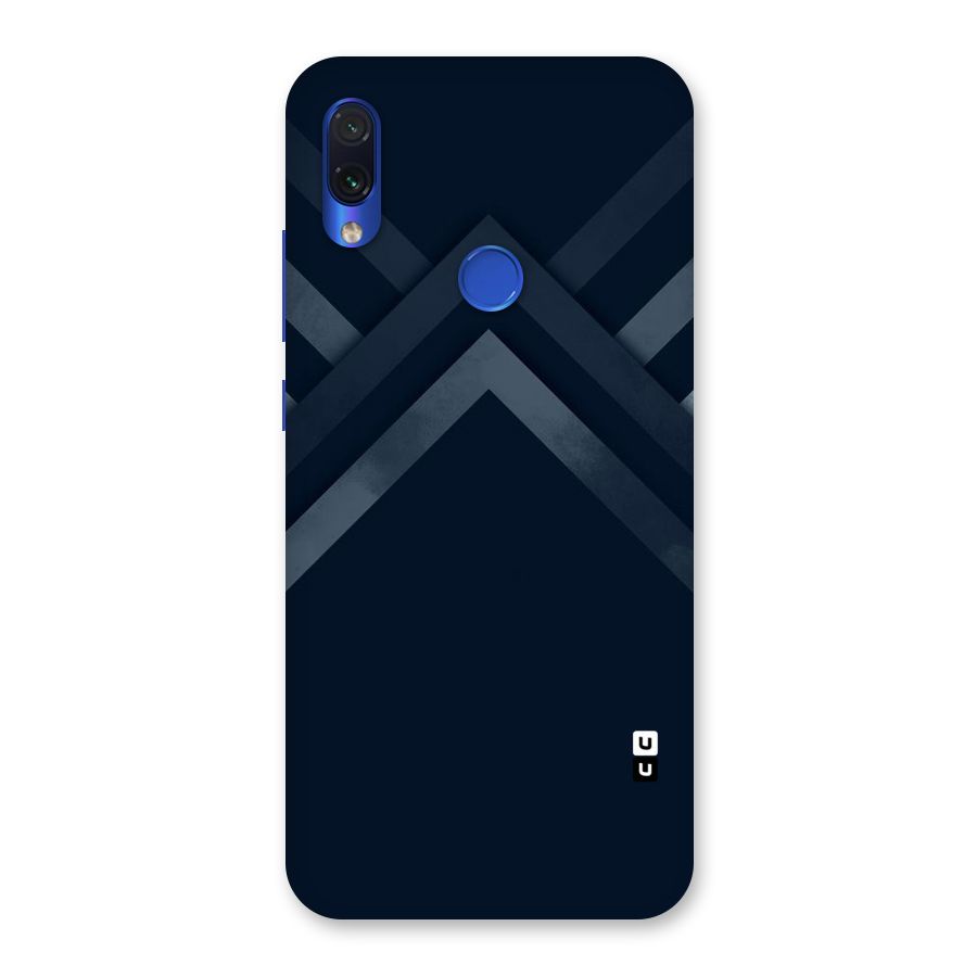 Navy Blue Arrow Back Case for Redmi Note 7