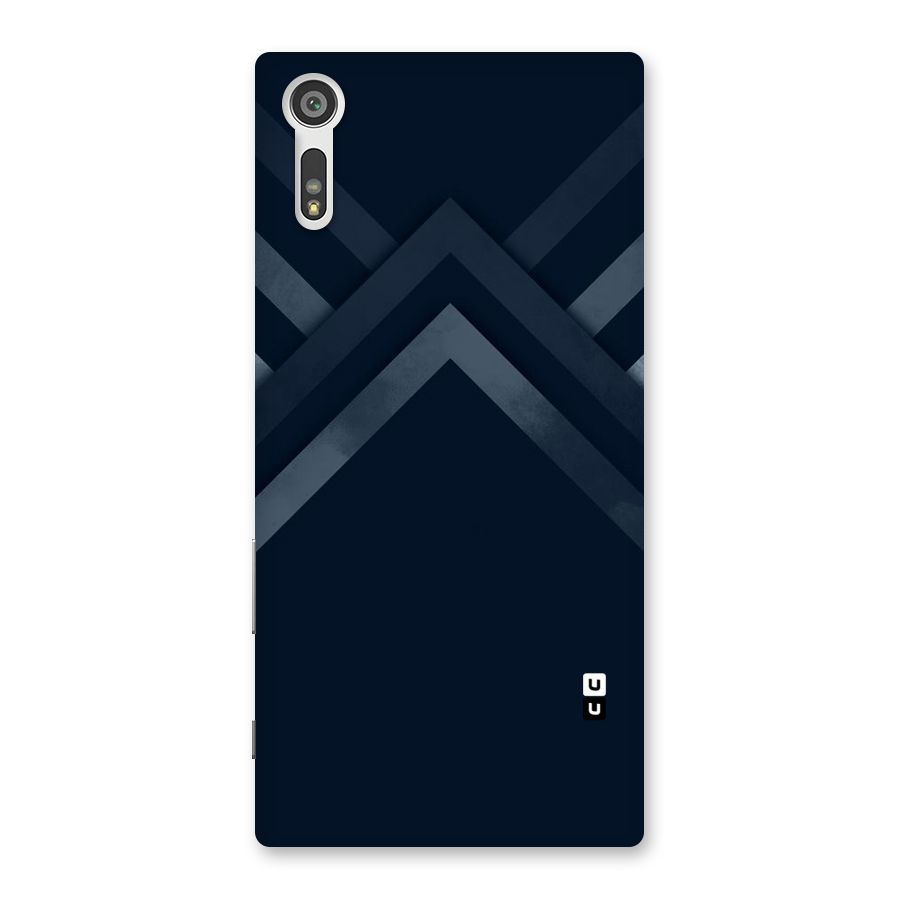 Navy Blue Arrow Back Case for Xperia XZ