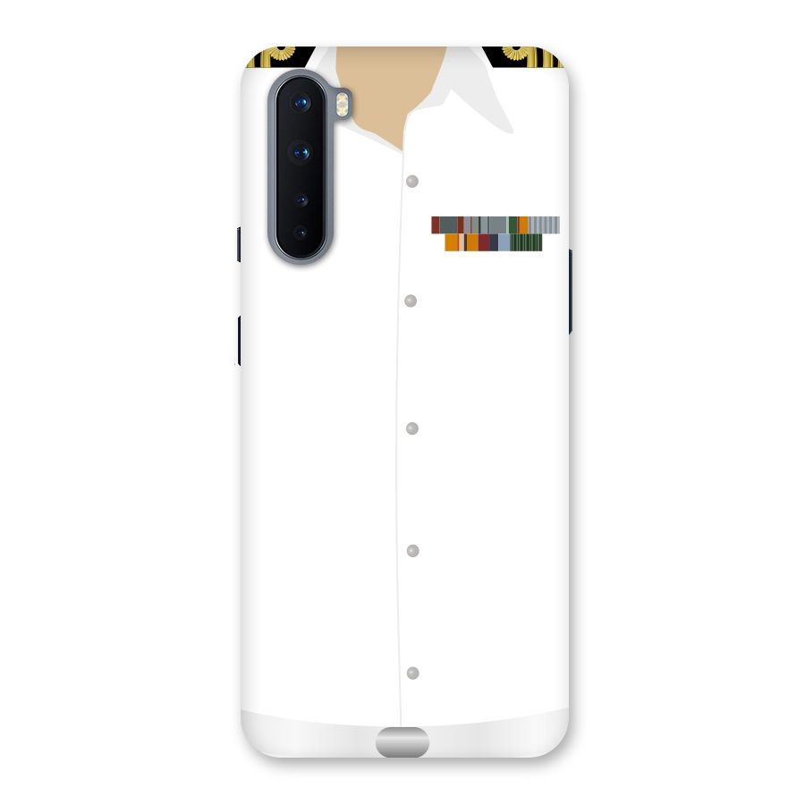 Navy Uniform Back Case for OnePlus Nord