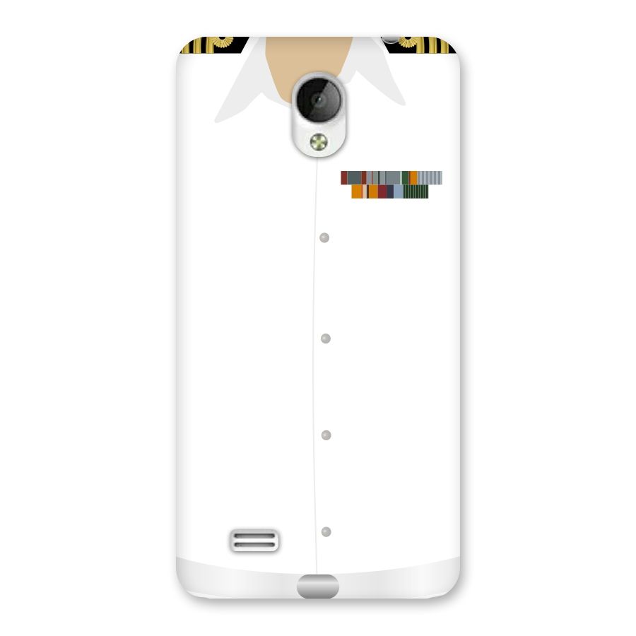 Navy Uniform Back Case for Vivo Y21