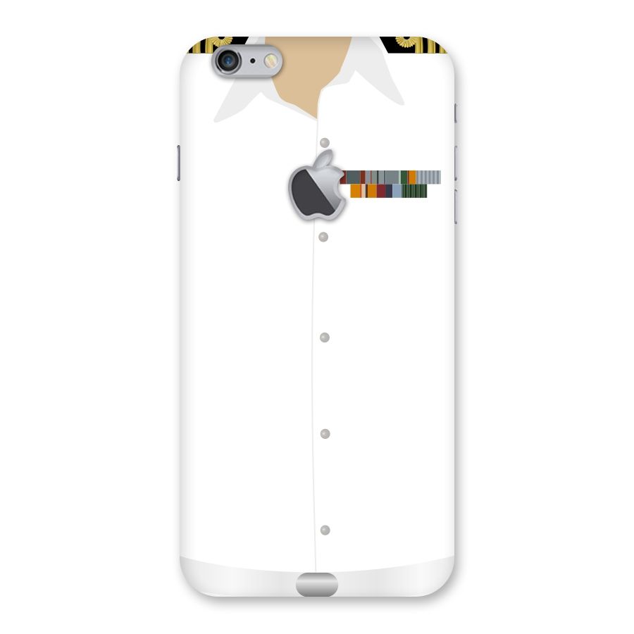 Navy Uniform Back Case for iPhone 6 Plus 6S Plus Logo Cut