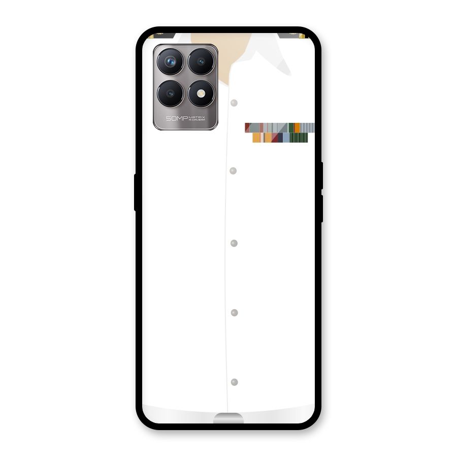 Navy Uniform Glass Back Case for Realme Narzo 50