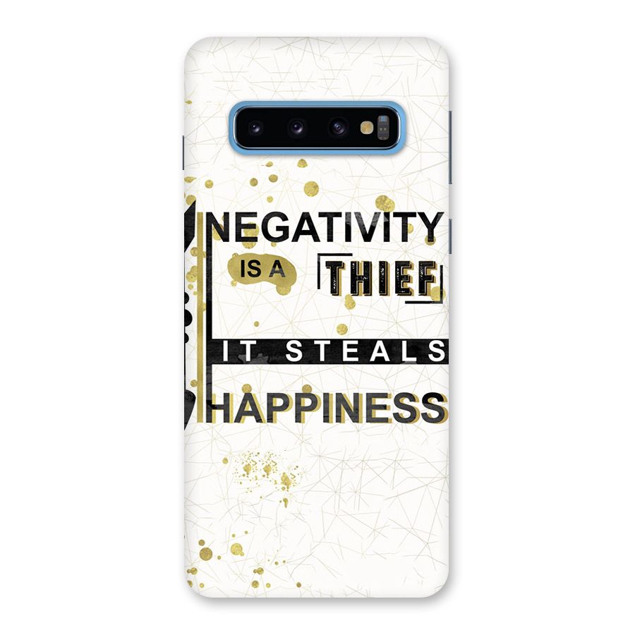 Negativity Thief Back Case for Galaxy S10