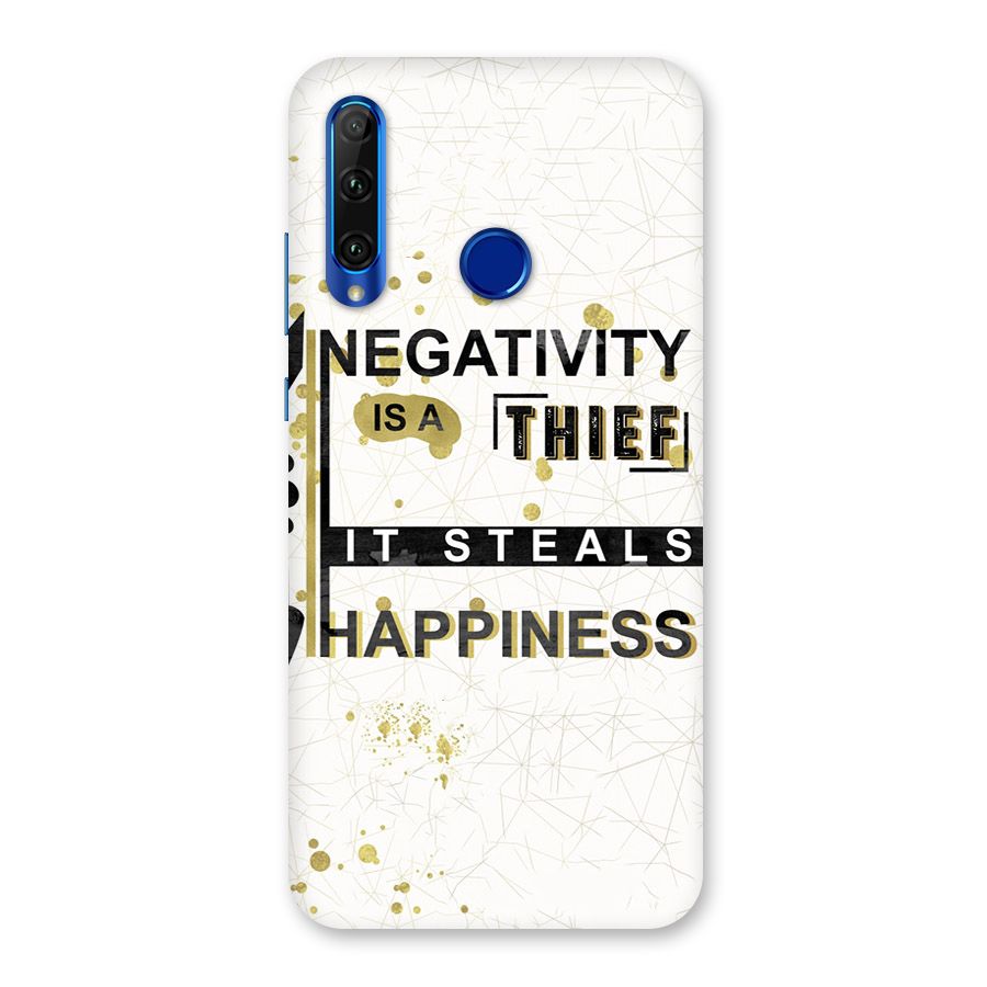 Negativity Thief Back Case for Honor 20i
