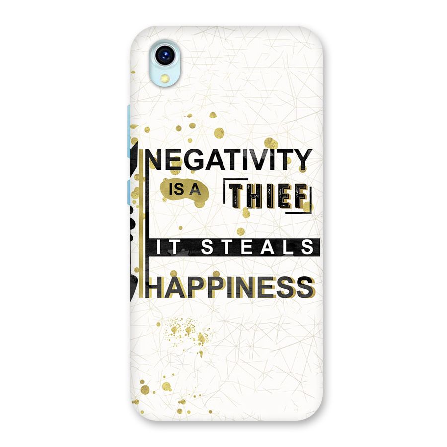 Negativity Thief Back Case for Vivo Y1s