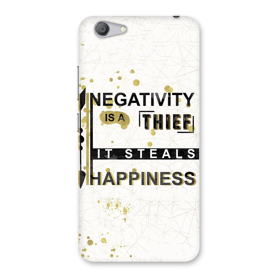 Negativity Thief Back Case for Vivo Y53