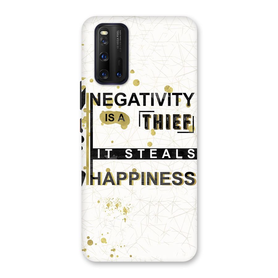 Negativity Thief Back Case for Vivo iQOO 3